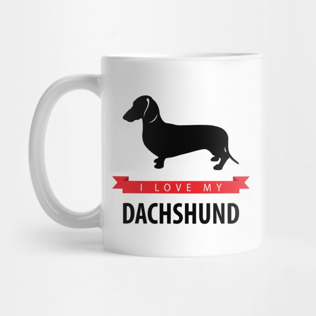 I Love My Dachshund by millersye